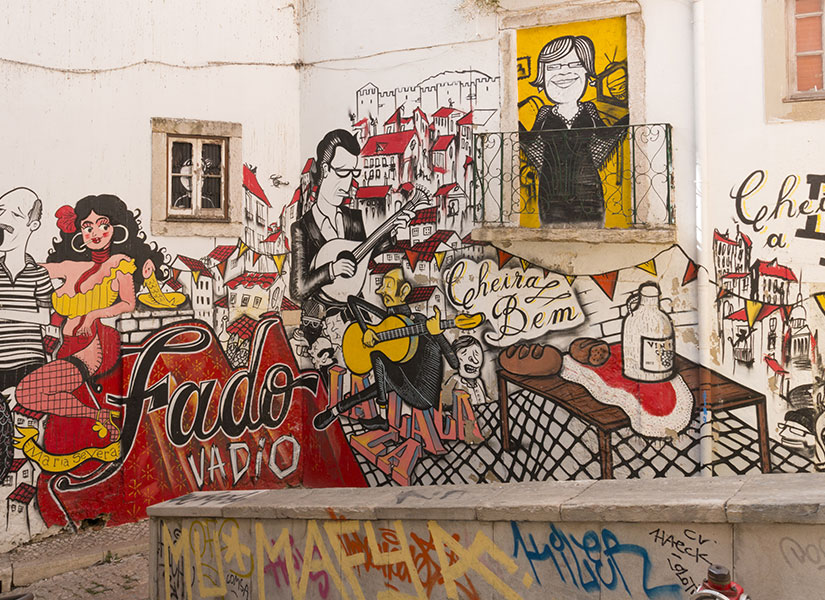 Ünlü Fado Vadio çizimi.