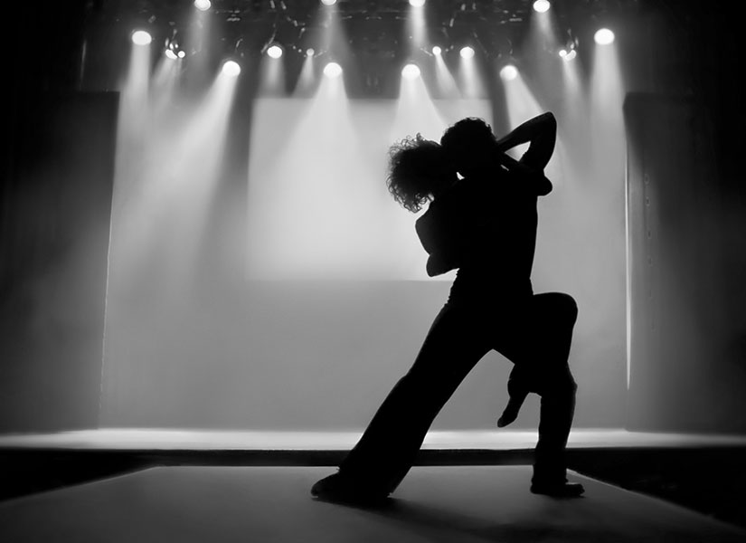 Tangonun ana vatanı Buenos Aires'te bir başka tango gösterisi.