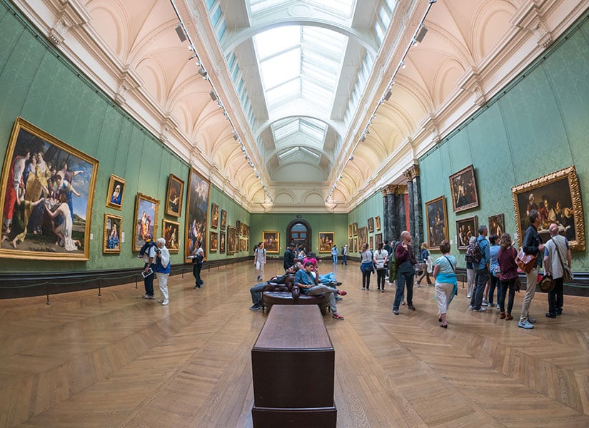 Londra'nın en çok ziyaret edilen müzesi National Gallery...