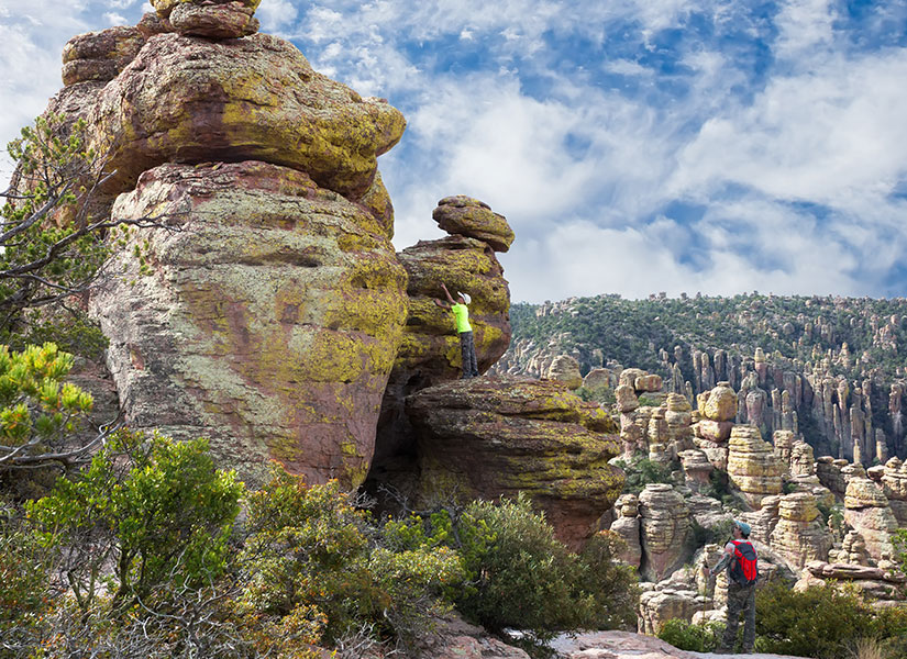 12 bin dönümlük bu dev taş sütunlu arazi, Willcox’un güneyinde bulunuyor.