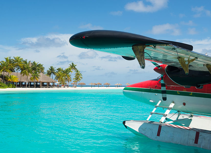 Bu müthiş manzarayı deniz uçağı ile tepeden seyredin.