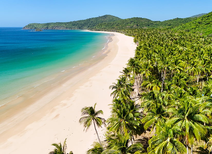 nacpan beach palawan dünyanın en güzel sahilleri denizleri plajları