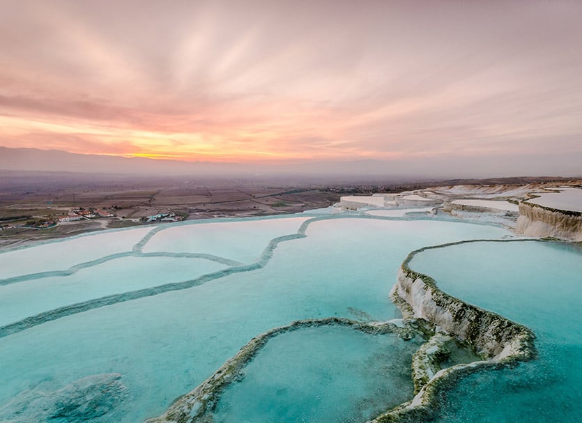 Türkiye'de Kaplıca Tatili İçin Gidilecek En Güzel Şehirler - Denizli Pamukkale Kaplıcaları