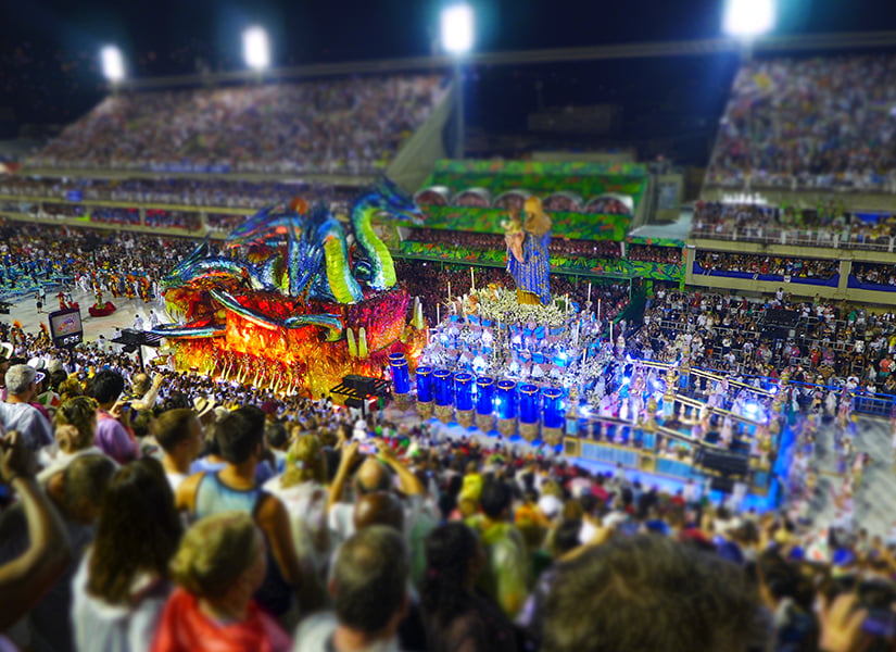 rio karnavalı sambadrome samba geçit töreni