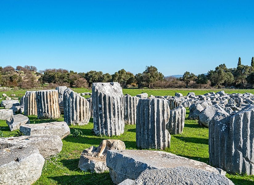 seferihisar gezilecek yerler teos antik kenti