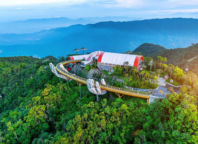 altın köprü golden bridge vietnam gezilecek yerler