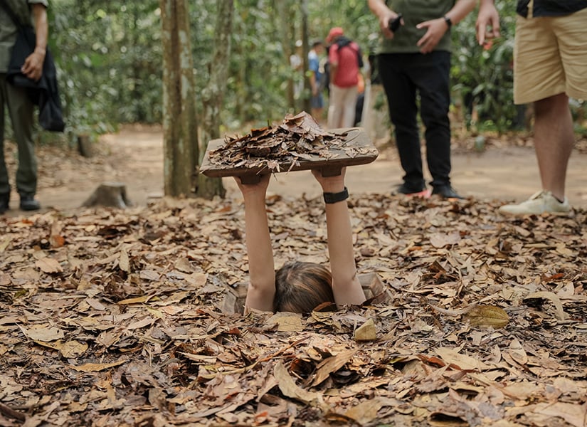 cu chi tünelleri vietnamda gezilecek popüler yerler