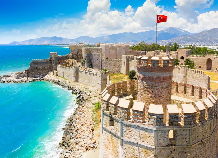 mamure kalesi anamurda gezilecek yerler