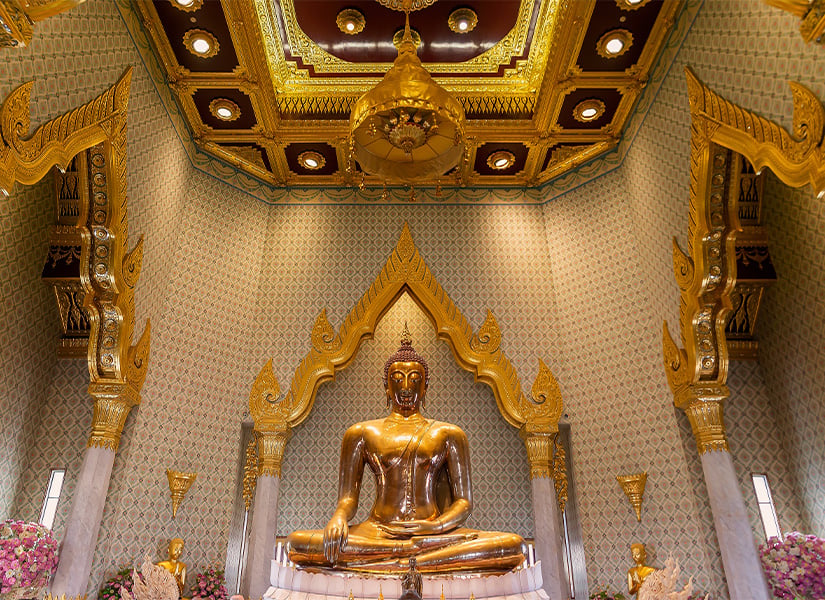 altın buda tapınağı wat traimit bangkokta gezilecek yerler tayland