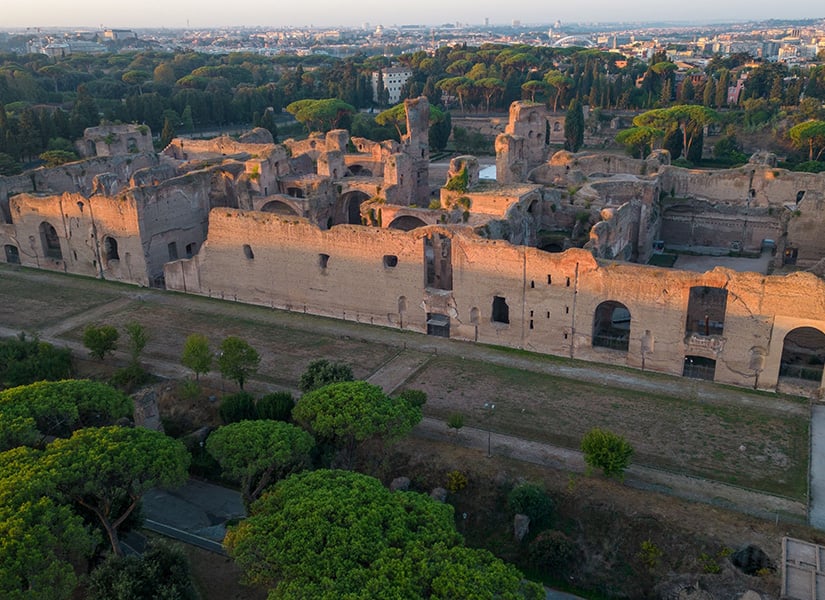 terme di caracalla roma gezilecek yerler italya
