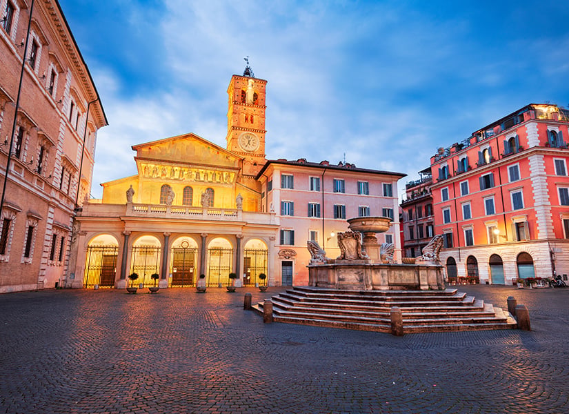 trastevere roma gezilecek yerler italya