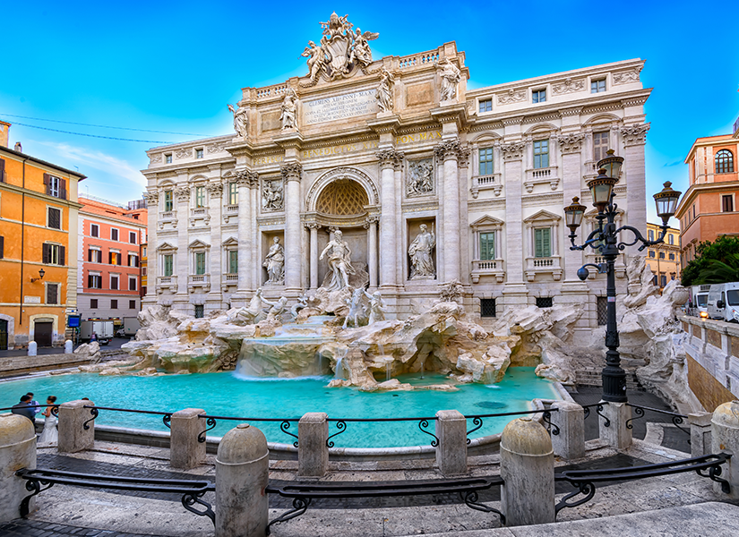 trevi çeşmesi roma gezilecek yerler