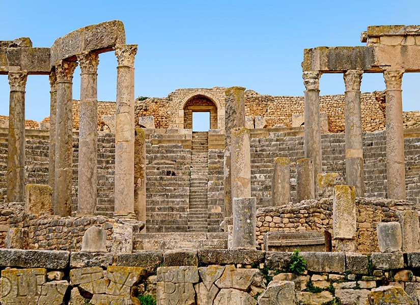 dougga antik kenti tunus gezilecek yerler