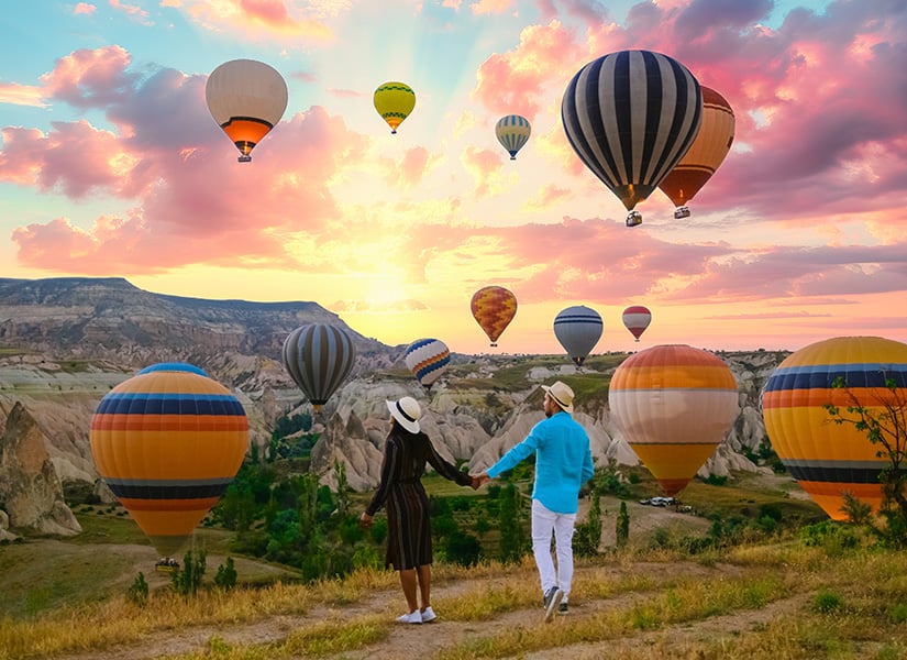 türkiye yurt içi balayı tatili rotaları kapadokya